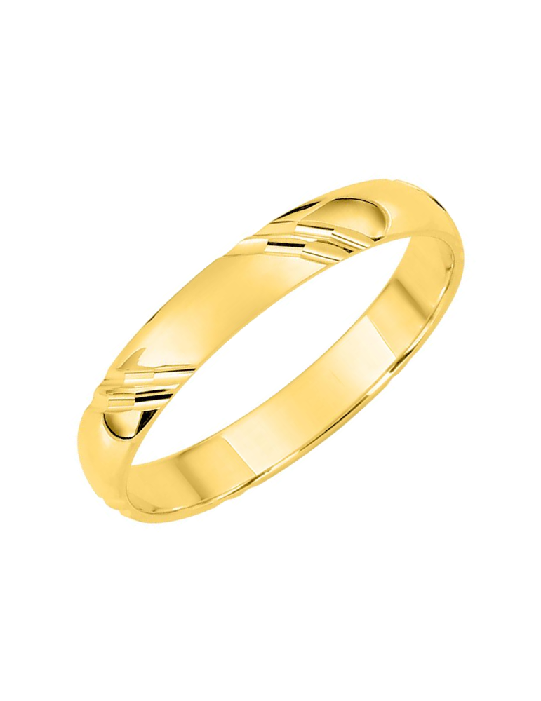 Alliance Homme en Or Jaune