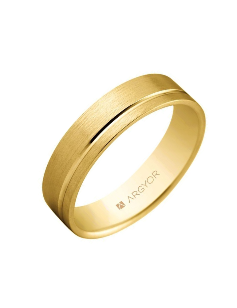 Alliance Homme or jaune