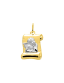 Médaille Ange Or Jaune et Blanc