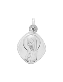 Médaille Vierge Or blanc