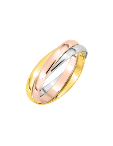 Alliance Dame en Or Jaune, Or Rose & Or Gris