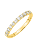 Alliance Femme Or Jaune & Diamants
