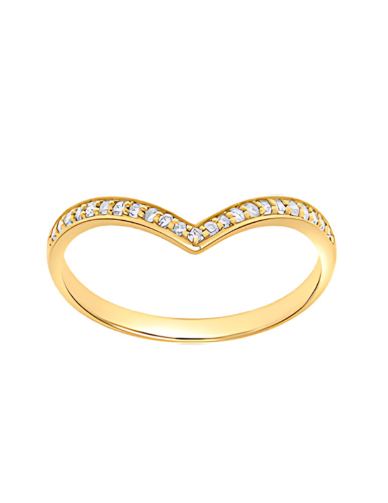 Alliance Or jaune & diamants