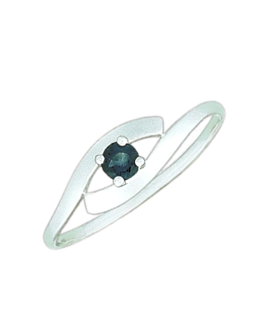 Bague Saphir Or Blanc