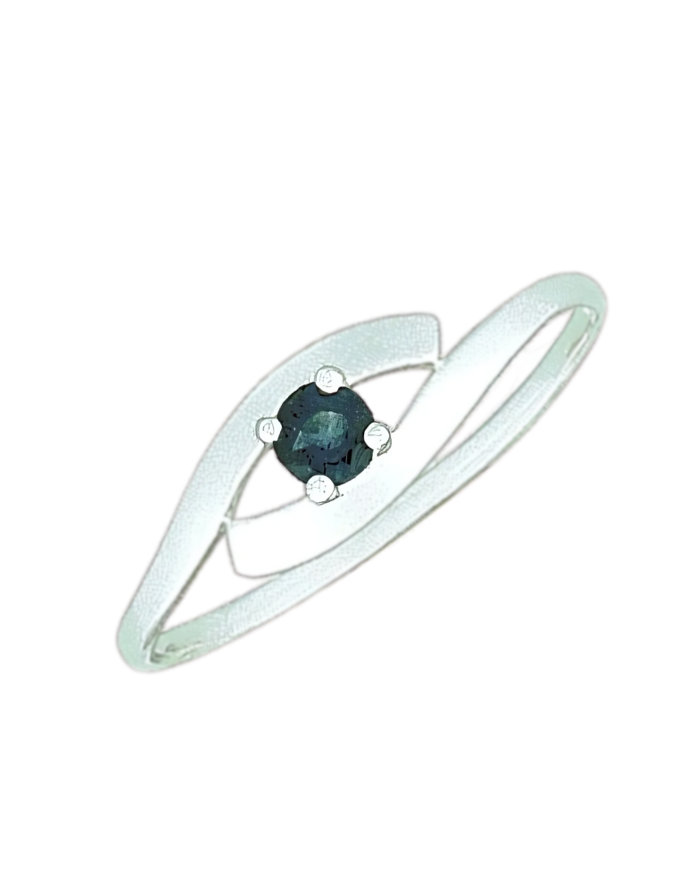 Bague Saphir Or Blanc