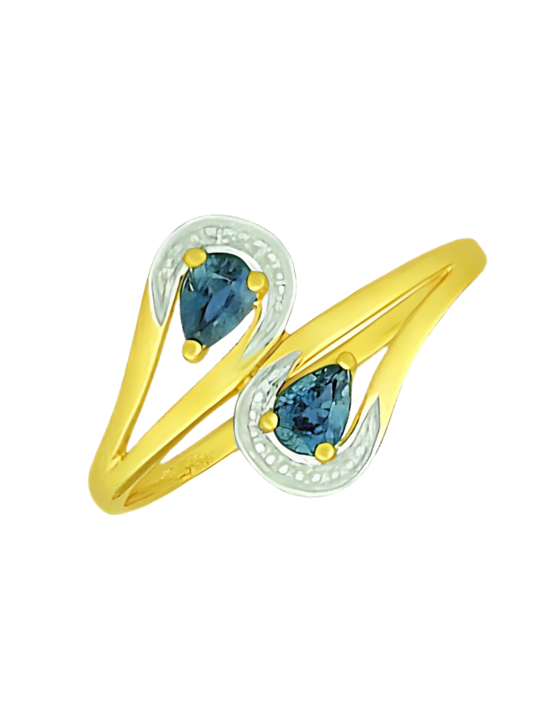 Bague Saphir Or Jaune