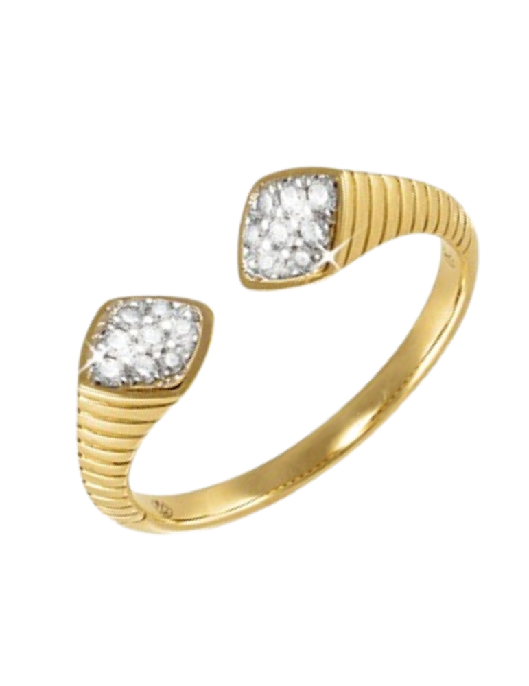 Bague Or Jaune & Diamants