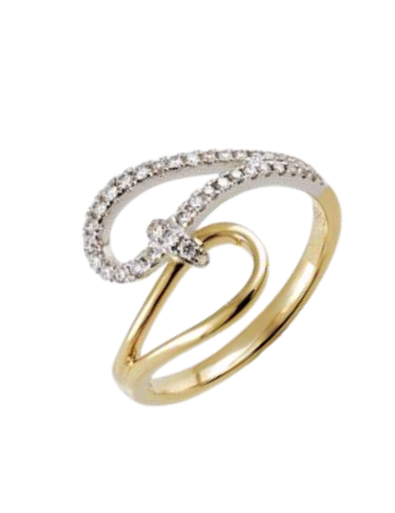 Bague Or Jaune & Diamants