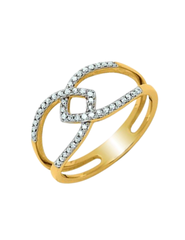 Bague Or Jaune & Diamants