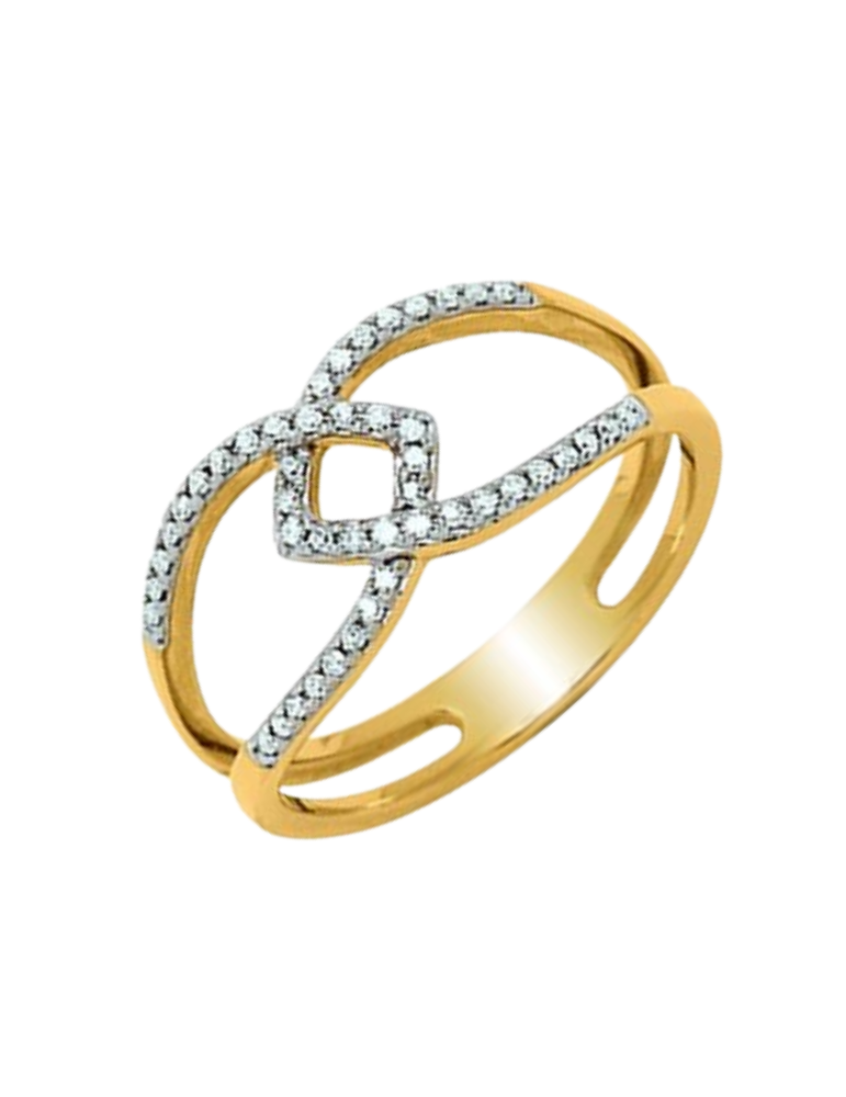 Bague Or Jaune & Diamants