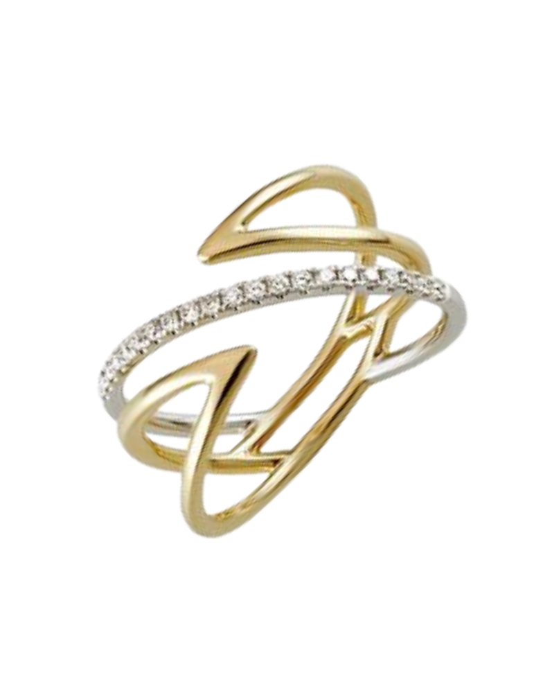 Bague Or Jaune & Diamants