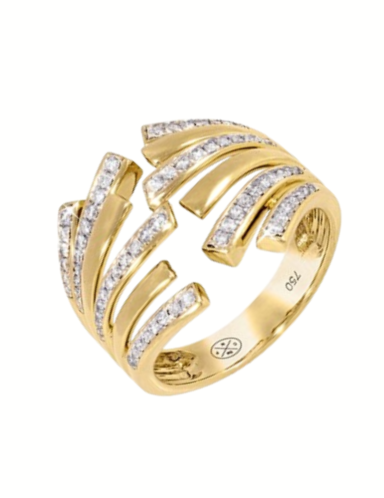 Bague Or Jaune & Diamants