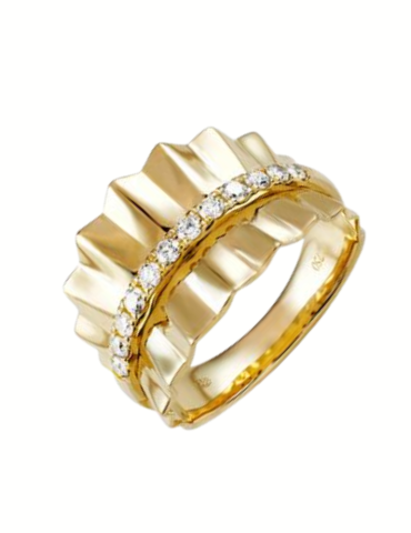 Bague Or Jaune & Diamants