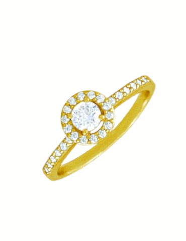 Bague Or Jaune & Diamants