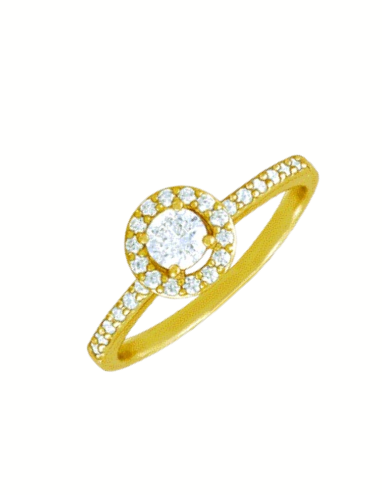 Bague Or Jaune & Diamants