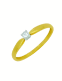Bague Or Jaune & Diamants