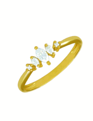 Bague Or Jaune & Diamants