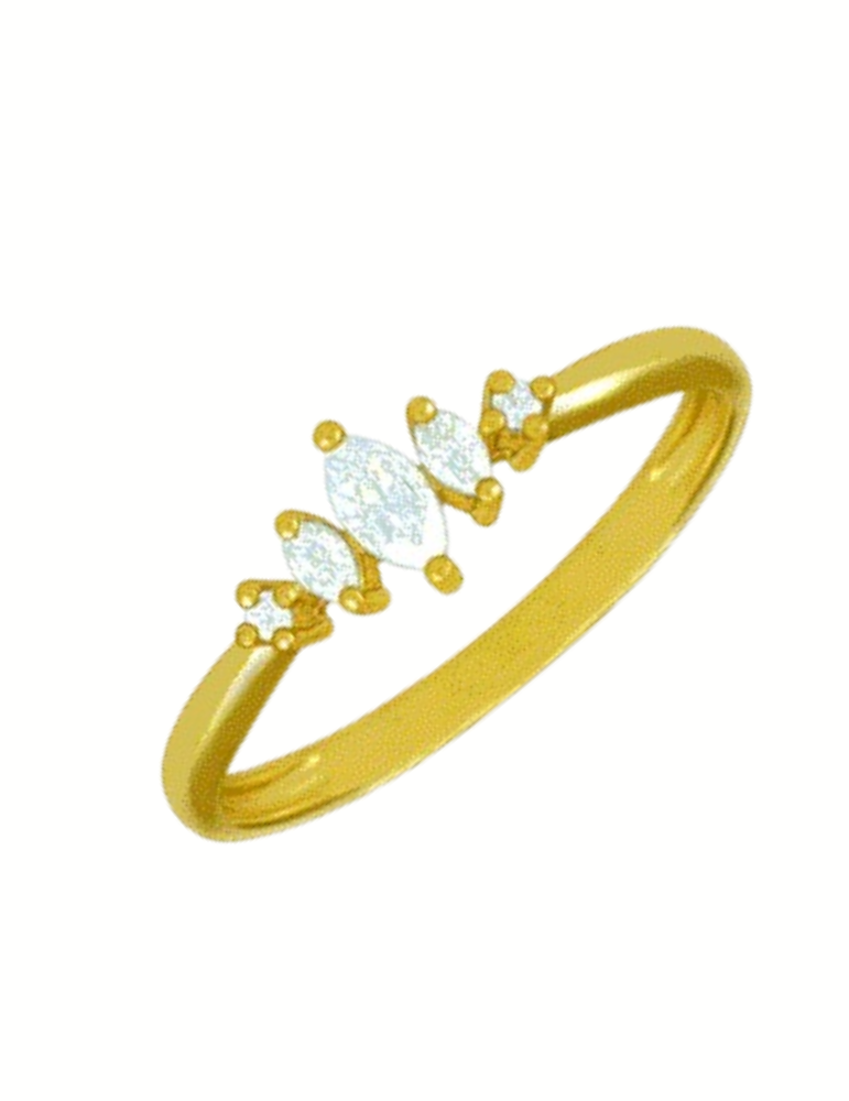 Bague Or Jaune & Diamants