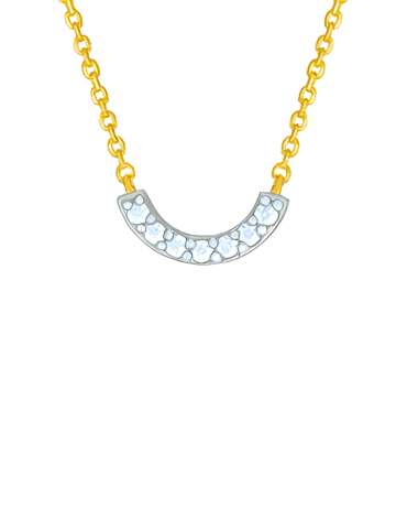 Collier Or Jaune & Diamants