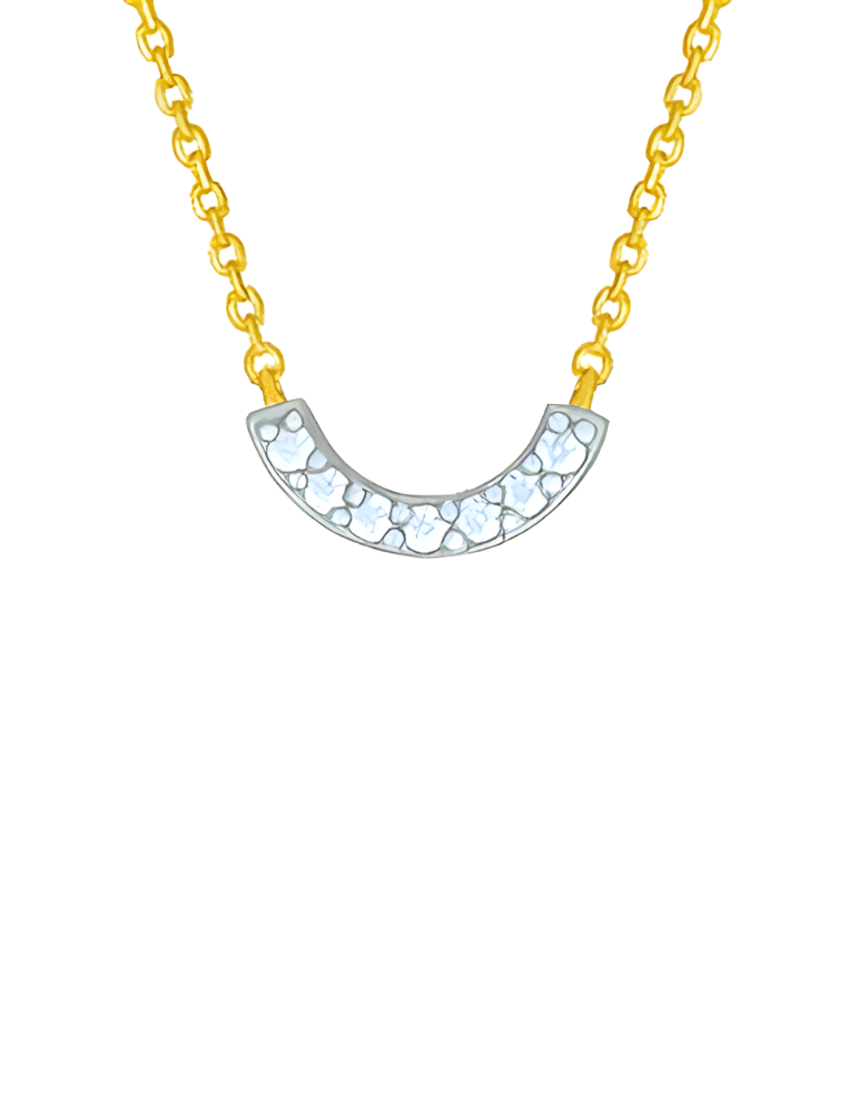 Collier Or Jaune & Diamants