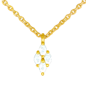 Collier Or Jaune et Diamants