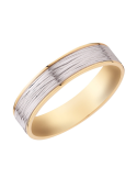 Alliance Homme Or Jaune & or Gris
