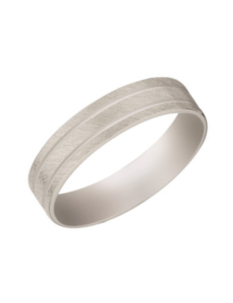 Alliance Homme Or Blanc