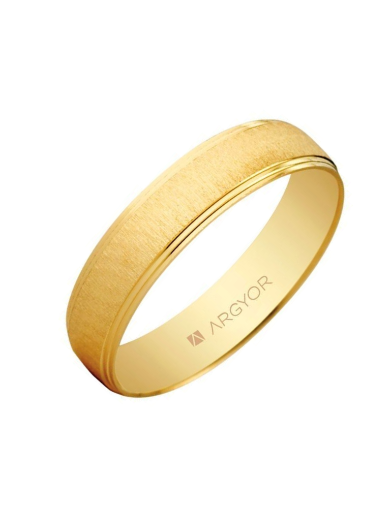 Alliance Homme Or Jaune
